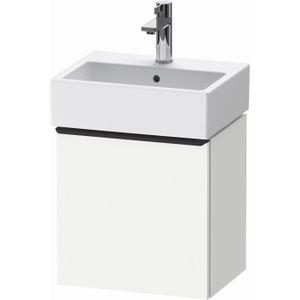 Duravit D-Neo wastafelonderkast 43.4x44x32.2cm Linksdraaiend 1 deur wit Mat de4217l1818