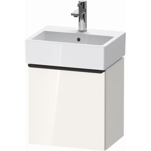 Duravit D-Neo wastafelonderkast 43.4x44x32.2cm Rechtsdraaiend 1 deur wit Hoogglans de4217r2222