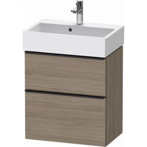 Badmeubel duravit d-neo wand 58.4x37.2x62.5 cm mat eiken terra