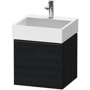 Duravit D-Neo wastafelonderkast 48.4x44x44.2cm 1 lade Eiken (zwart) Mat de427001616