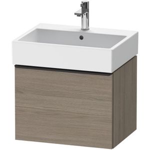 Duravit D-Neo wastafelonderkast 58.4x44x44.2cm 1 lade Eiken (terra) Mat de427103535