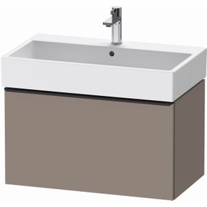 Duravit D-Neo wastafelonderkast 78.4x44x44.2cm 1 lade Basalt Mat de427304343