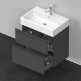 Badmeubel duravit d-neo wand 68.4x44.2x62.5 cm mat grafiet