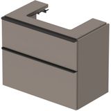 Badmeubel duravit d-neo wand 78.4x44.2x62.5 cm mat basalt