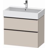 Badmeubel Duravit D-Neo Wand 78.4x44.2x62.5 cm Mat Taupe Duravit