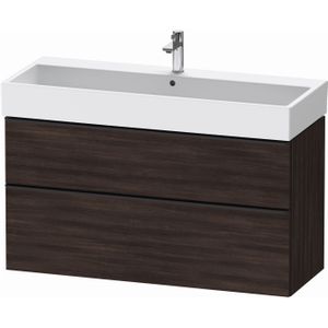 Badmeubel duravit d-neo wand 118.4x44.2x62.5 cm mat kastanje