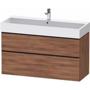 Badmeubel duravit d-neo wand 118.4x44.2x62.5 cm mat noten