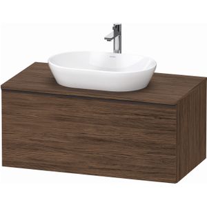 Duravit D-Neo wastafelonderkast 100x45.9x55cm 1 lade Noten (donker) Mat de494802121