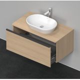 Badmeubel Duravit D-Neo Wand 100x55x45.9 cm Mat Natuur Eiken Duravit