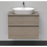 Badmeubel Duravit D-Neo Wand 80x55x64.4 cm Mat Eiken Terra Duravit