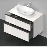 Badmeubel duravit d-neo wand 100x55x64.4 cm hoogglans wit