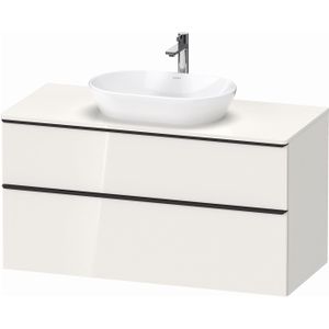 Duravit D-Neo wastafelonderkast 120x66.4x55cm 2 lades wit Hoogglans de496902222