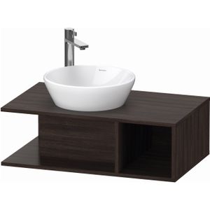 Badmeubel Duravit D-Neo Wand 80x48x26 cm Rechts Mat Kastanje (Donker)