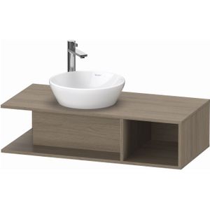 Badmeubel duravit d-neo wand 100x48x26 cm rechts mat eiken terra