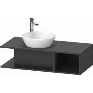 Duravit D-Neo wastafelonderkast 100x26x48cm Grafiet Mat de491904949