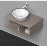 Badmeubel duravit d-neo wand 80x55x26 cm rechts mat basalt