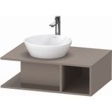 Badmeubel duravit d-neo wand 80x55x26 cm rechts mat basalt