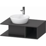 Duravit D-Neo wastafelonderkast 80x26x55cm Grafiet Mat de492804949