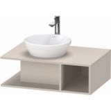 Badmeubel duravit d-neo wand 80x55x26 cm rechts mat taupe