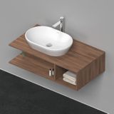 Duravit D-Neo wastafelonderkast 100x26x55cm Noten Mat de492907979