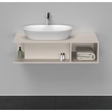 Duravit D-Neo wastafelonderkast 100x26x55cm Taupe Mat de492909191