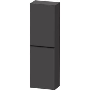 Hoge kast duravit d-neo kolomkast wand 132 cm linksdraaiend mat grafiet