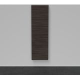 Hoge Kast Duravit D-Neo Kolomkast Wand 132 cm Linksdraaiend Mat Kastanje (Donker)