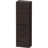 Hoge Kast Duravit D-Neo Kolomkast Wand 132 cm Linksdraaiend Mat Kastanje (Donker)