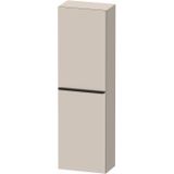 Duravit D-Neo halfhoge kast 40x24x132cm Linksdraaiend Taupe Mat de1318l9191