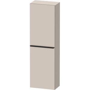 Duravit D-Neo halfhoge kast 40x24x132cm Linksdraaiend Taupe Mat de1318l9191