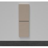 Duravit D-Neo halfhoge kast 40x24x132cm Rechtsdraaiend Linnen Mat de1318r7575