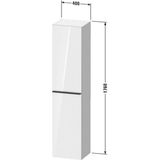 Hoge Kast Duravit D-Neo Kolomkast Wand 176 cm Linksdraaiend Mat Basalt Duravit