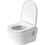 Toilet Duravit D-neo Wand Compact Rimless Diepspoel 48 cm Hoogglans Wit