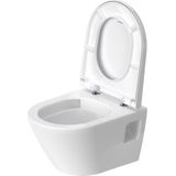 Duravit D-Neo hangtoilet compact met hygiëneglaze 37x48x40cm Wit