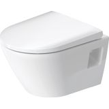 Duravit D-Neo wandtoilet zonder zitting 37x48x40cm Wit Hoogglans 2587092000