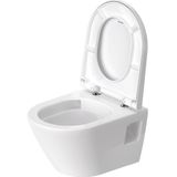 Toilet Duravit D-neo Wand Compact set Rimless Diepspoel 48 cm Hoogglans Wit