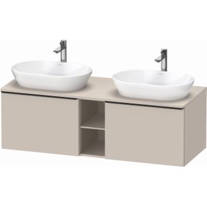 Badmeubel duravit d-neo wand 140x55x45.9 cm mat taupe