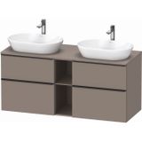 Badmeubel Duravit D-Neo Wand 140x55x64.4 cm Mat Basalt