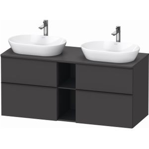 Badmeubel Duravit D-Neo Wand 140x55x64.4 cm Mat Grafiet