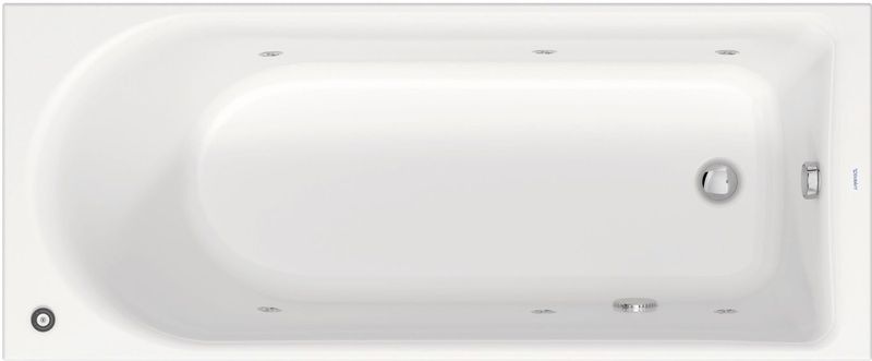 Whirlpool Duravit D-Neo Inbouw 170x70x48.5 cm Wit
