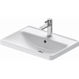 Duravit D-Neo inbouwwastafel 60x44x17cm 1 kraangat rechthoek Keramiek Wit 0357600027