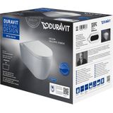 Duravit ME by Starck hangtoilet incl. toiletbril met HygieneFlush 37x57x35,5cm wit