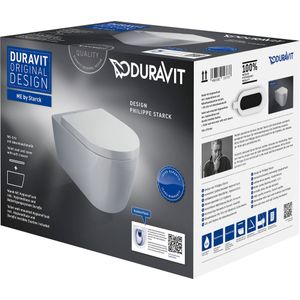 Duravit ME by Starck hangtoilet incl. toiletbril met HygieneFlush 37x57x35,5cm wit