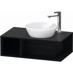 Badmeubel duravit d-neo wand 80x48x26 cm links mat eiken zwart