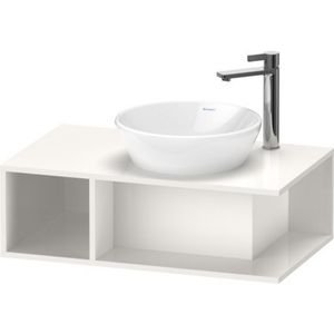 Badmeubel duravit d-neo wand 80x48x26 cm links hoogglans wit