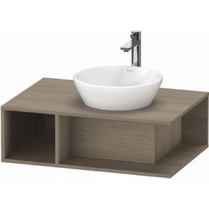 Badmeubel duravit d-neo wand 80x55x26 cm links mat eiken terra