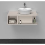 Badmeubel duravit d-neo wand 80x55x26 cm links mat taupe