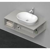 Badmeubel duravit d-neo wand 100x55x26 cm links mat betongrijs