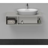 Badmeubel duravit d-neo wand 100x55x26 cm links mat betongrijs