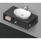 Badmeubel duravit d-neo wand 100x55x26 cm links mat grafiet